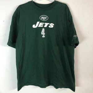New York Jets Brett Favre Reebok Men's Green XL T-Shirt